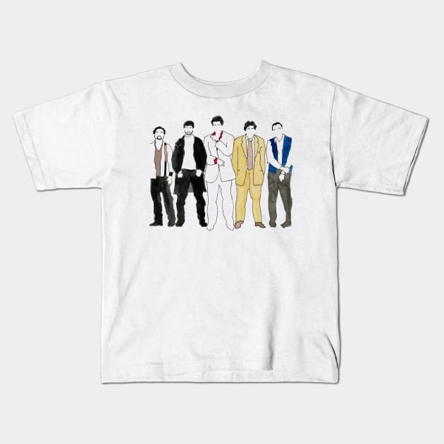 The Suspects Kids T-Shirt by wtfiamisaid